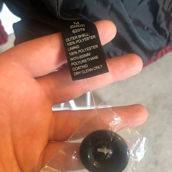 🎁Black and Red Thigh Length Pea Coat🎁 - Picture 8 of 8